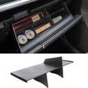 Glove Box Divider Organizer Compatible with 2024 2025 2026 Hyundai Santa Fe Insert Divider Tray ABS Secondary Storage Interior Accessories
