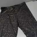 Sparkly Leggings for Women, High Waisted Starry Sky Print Sparkle Pants, Casual Stretch Skinny Legging for Party Holiday XL