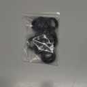 12 Pcs Rubber Grommets, 1-1/5" Inside Diameter 1-1/3" Drill Hole Rubber Wire Grommets O Ring Grommets for Wire, Firewall, Cables, Plugs, Automotive (Black)