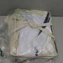 DOKEHOM 90L X-Large Laundry Basket with Removable Wash Bag on Wheels, Collapsible Rolling Laundry Hamper, Foldable Clothes Organizer, Folding Washing Bin (Beige)