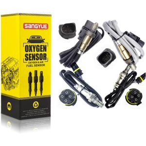 4x Oxygen 02 O2 sensor for 2008 2009 2010 BMW 535i X6 3.0L Upstream + Downstream
