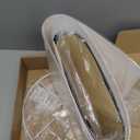 Royal Designs, Inc. Shallow Drum Hardback Lamp Shade, HB-610-16BLK/GL, Black, 15 x 16 x 10