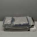 Dog Stairs with Storage 23" H, 4-Step Wider Dog Steps for High Beds Window, Folding Sturdy Pet Stairs Gift for Injured Old Dogs Cats, Ramp for Climbing Car Up to 200 lbs,(Gray, No Condo)