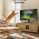 PERLESMITH Universal TV Stand Legs for 32-70 inch TVs, Table Top TV Stand up to 99 lbs, Height Adjustable Television TV Mount, Universal TV Base for Livingroom & Bedroom, VESA 400x400mm PSTVS04-N2