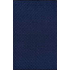 Garland Rug Town Square Navy Blue 3' x 5' Non Slip Area Rug for Living Rooms & Hallways, Stylish & Durable for High-Traffic Areas