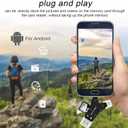 SD Card Reader for iPhone/ipad/Android/Mac/Computer/Camera,4 in1 Micro SD Card Reader Trail Camera Viewer, Portable Memory Card Reader SD Card Adapter for SD and TF Cards(Black)