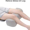 Leg Elevation Pillows For After Surgery,Leg Pillow Elevation Blood Circulation,Leg Wedge Pillow After Knee Replacement Post Surgery,Foot Pillow for Both Leg Swelling,Knee Pillow For Back Sleeping