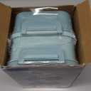 KEMETHY Adults Bento Lunch Box Set with Thermo Bag, 74oz Stackable Leak-proof 3-tiers Bento Box, Built-in Utensil and Sauce Container for Work, School, Dining Out (Green)