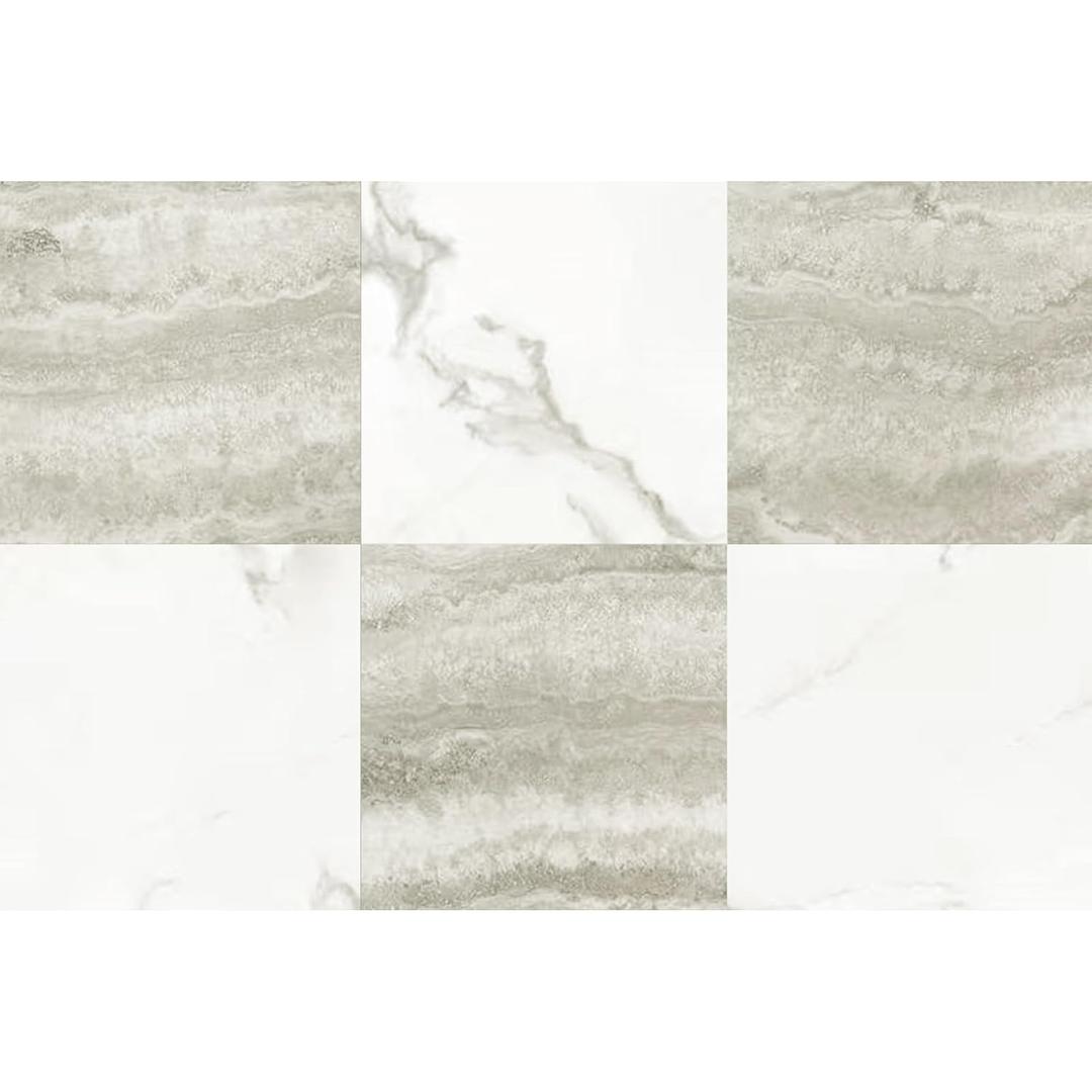 Art3d Peel and Stick Floor Tile, 30-Pack 12 x 12in. Covers 30 Sq.ft, Waterproof Vinyl Flooring Tiles Self Adhesive for Kitchen, Bathroom & Bedroom - White & Beige Marble