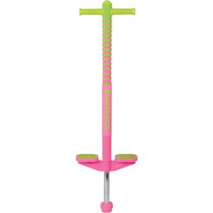 Flybar Maverick 2.0 Foam Pogo Stick for Kids Ages 5 and Up, 40 to 80 Pounds, Outdoor Kids Toys, Pogo Stick for Boys and Girls, Rubber Grip, By The Original Pogo Stick Company (Pink/Green)