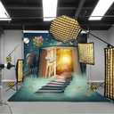 Fairy Tale Background for Photo 5x7ft Children Theme Book World Elephant Zebra Photography Backdrop Studio Props Wall LY033