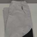 TBMPOY Men's Snow Ski Pants Waterproof Fleece Lined Insulated Softshell Winter Snowboard Hiking Zipper Bottom Leg, Grey, Size 38