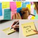 (24 Pads) Sticky Notes 3x3 Inches,Bright Colors Self-Stick Pads, Easy to Post for Home, Office, Notebook