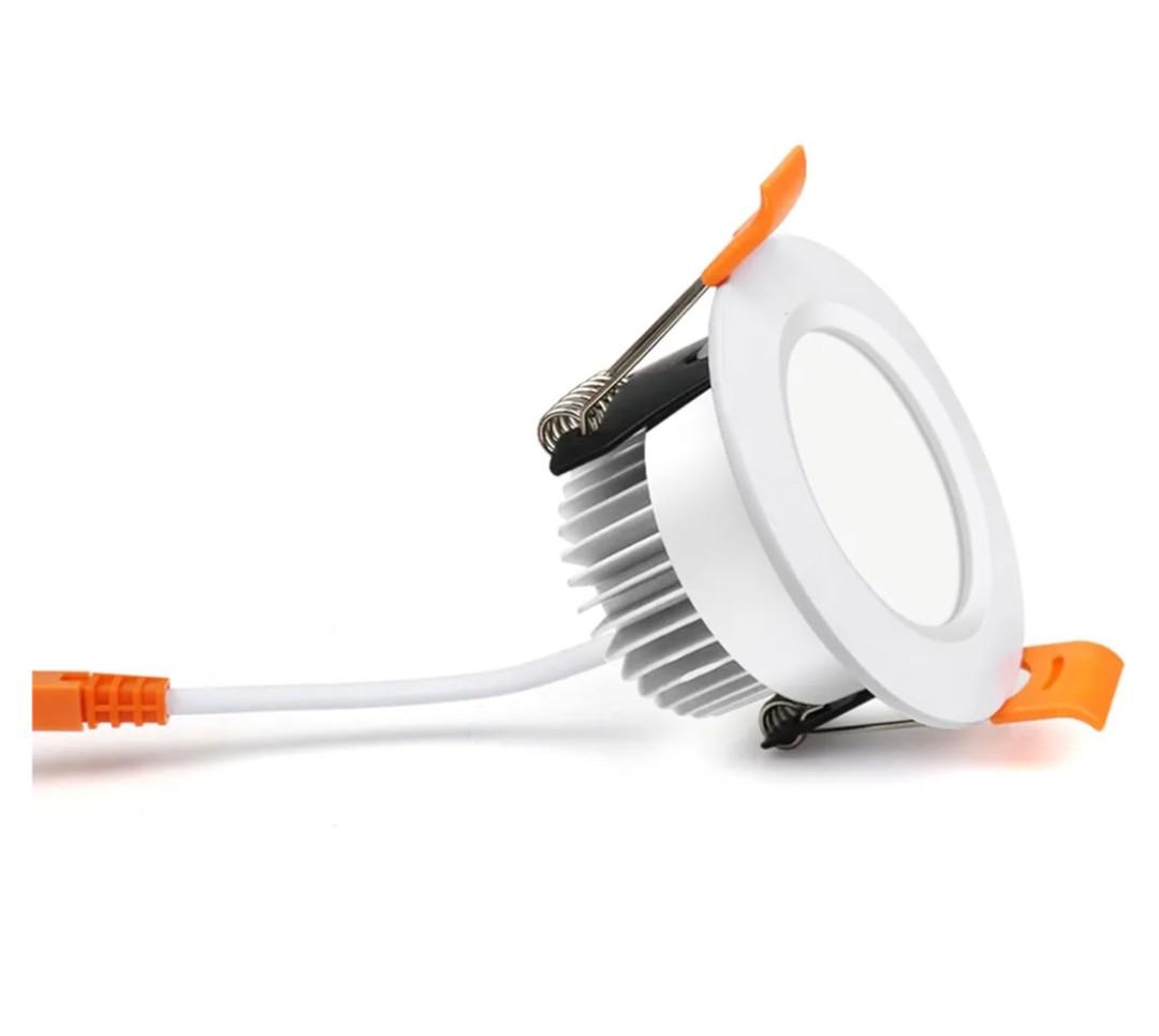 YGS-Tech 2 Inch LED Recessed Lighting, Dimmable Downlight 3W(35W Halogen Equivalent), CRI80, 3000K Warm White Ceiling Light with LED Driver(1 Pack)
