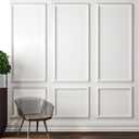 Pangda 3 Set Peel and Stick Wall Molding Kit, Premade Accent Molding Wainscoting Panel for Interior Wall Moulding Decor, Ready to Assemble Wainscoting Accent Panel (54 x 24 in)
