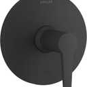 KOHLER K-TS74042-4-BL Pitch Rite-Temp Valve Trim, Shower Trim Faceplate with Lever Handle, Trim Only, Requires Valve, Matte Black