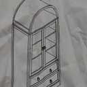 Cabinet Y JOC-C-1690, Black, 156*48.5*33.5CM