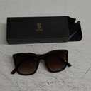 SOJOS Trendy Oversized Sunglasses for Women and Men (Brown/Gradient Grey)