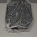 Sofa Arm Clip Table, Armrest Tray Table, Drinks/Remote Control/Snacks Holder (Plastic, Black)