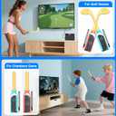 Larstylee Switch 2 Sports Accessories Bundle for Christmas Gift, Switch 2 Sports Game Family Party Kit with Carry Bag & Game Card Case