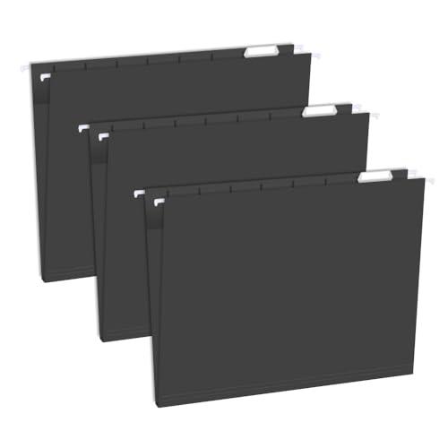 Hanging File Folders (Set Of 48, Black)