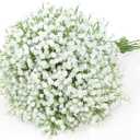 DEEMEI Babys Breath Artificial Flowers 10Pcs 30 Branches Fake Babys Breath Flowers Artificial Bulk Gypsophila Bouquets Real Touch Faux Flowers for Wedding Floral Arrangement Party Home Decor (Short-10white)