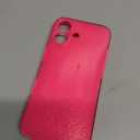 Hython Case for iPhone 17 Case Glitter Cute Sparkly Shiny Bling Sparkle Phone Cases 6.3", Thin Slim Fit Soft TPU Bumper Shockproof Rubber Protective Cover for Women Girls Girly, Hot Pink