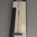 Microfiber Mops for Hardwood Floor Cleaning - BPAWA Flat Floor Mop with 4 Washable Pads for Laminate Wood Tile Vinyl Home Kitchen Bathroom - 59" Adjustable Handle (Gray)