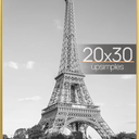upsimples 20x30 Poster Frame, Easy Slide-In Assembly, Gold