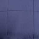 yescool Weighted Blanket for Adults (18 lbs, 60" x 80", Blue) Cooling Heavy Blanket for Sleeping Perfect for 170-190 lbs, Queen Size Breathable Blanket with Premium Glass Bead, Machine Washable