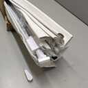 LazBlinds No Drill Cordless Roman Shades for Windows, 34" W x 72" H, White