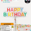 Unique Party Led Cake Topper Happy Birthday Pack of 2