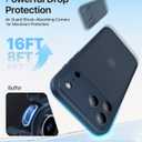 3 in 1 for iPhone 17 Pro Max Case, [Non-Slip] [Military-Grade Drop Protection] [Full Camera Protection] Shockproof Phone Case for iPhone 17 Pro Max, with 2 * Screen Protector, Midnightblue