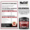 2 x Goldenseal Root Capsule with Echinacea, Panax Ginseng Root, Immune Support Complex as Elderberry, Garlic Bulb - 60 Capsules - Digestive Health, Body Balance & More - Goldenseal Root Powder