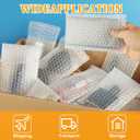 DAJAVE 300 Pack 4x6 Inch Bubble Out Bags Pouches, Clear Bubble Protective Wrap Bags, Bubble Double Walled Cushioning Pouch, Cushioning Packaging Bag for Small Business Moving Shipping Storage
