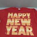 Happy New Year Shirt Family New Years Eve Party Fireworks T-Shirt Red L