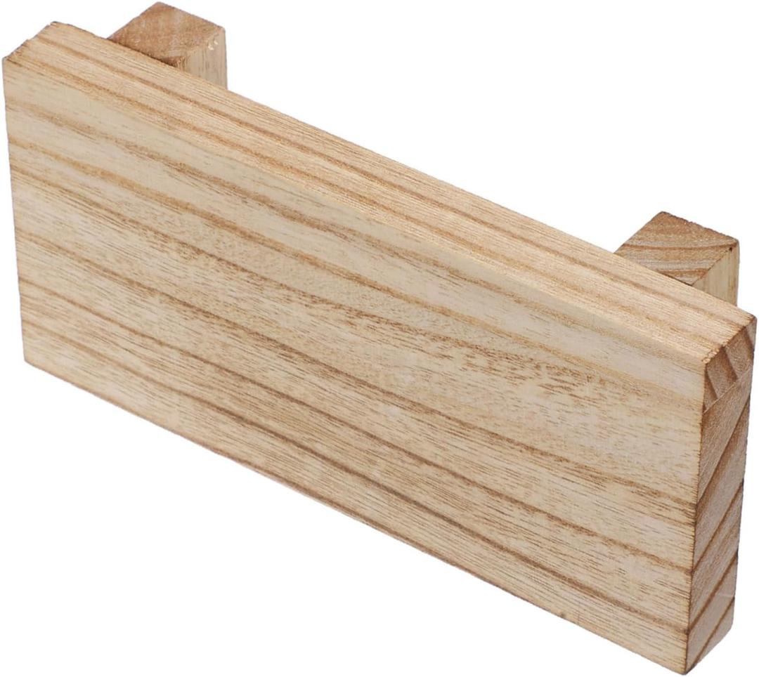 Mikikit Bathroom Counter Organizer Wooden Soap Stand Plant Holder Decorative Vase Rack Rustic Farmhouse Decor