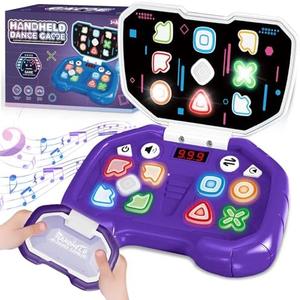 Intoypad Fast Press Game for Kids 4-8, Handheld Light Up Brain & Memory Games with LED Screen Electronic Pop Fidget Games Travel Stress Relief Sensory Fidget Toys Gifts for 6-12 Years Old Kids Boy