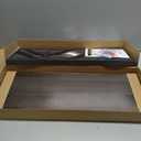 Forbena 24 Inch Long Floating Shelves for Wall Set of 3, Wooden Wall Bookshelf for Bedroom, Large Rustic Wood Hanging Book Shelves for Living Room Plants Kitchen Office Closet Storage (Dark Brown)