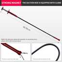 Heavy Duty 4-in-1 Telescoping Magnetic Pickup Tool Set  Flexible Claw Grabber, 16LB Magnet Stick, 2LB Pocket Magnet Pen, 360 Inspection Mirror for Mechanics and DIY