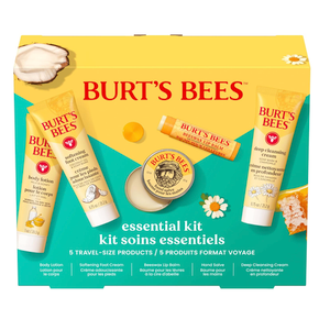 Burt's Bees Essentials Kit Gift Set, 5 Travel Size Products