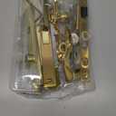 Wright Products - Serenade Mortise Keyed Lever Mount Latch with Deadbolt for Screen and Storm Doors, Polished Brass