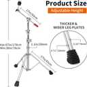 Heavy Duty Boom/Straight 2-in-1 Convertible Cymbal Stand