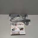 2 Pack Stainless Steel Stove Gap Covers, Kitchen Stove Gap Fillers, Heat Resistant Stove Guard Between Stove and Countertop, Snap-on design prevents shifting, adjustable from 13.8" to 26.8 "