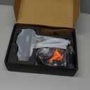 TOLOCO Massage Gun Deep Tissue, Percussion Massage Gun with 10 Replacement Heads, Super Quiet Portable Electric Massager for Athletes, Relax, Black