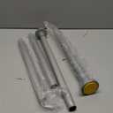 Stainless Steel Shower Curtain Rod, 1 - inch Diameter Adjustable Spring Stainless Steel Telescopic Rod, Easy to Install, Suitable for Bathrooms, Windows, and Wardrobes(Gray,59~94.5/1.5~2.4m)