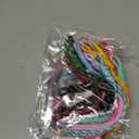 2 x 18 Pcs Rope Keychain, Keychain Bag Charms Paracord Rope Keychain Bag CharmBraided Code Charms for Purse Handmade Rope Key Chain Backpack Handbag Decoration Accessories (Colorful)