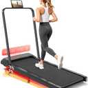 Walking Pad Treadmill 10% Incline, Foldable Handle, Under Desk Treadmill
3.0HP Quiet BLDC Drive Walking Pad, 1-5 MPH Speed, 300 lbs Capacity, LED Display, Portable Treadmill for Home
