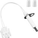 Furnace Ignitor Replacement, Hot Surface Igniter for Gas Furnace Igniters Upgraded Heater Direct Replacement Part Compatible with Goodman 0130F00008 and 0130F00008S