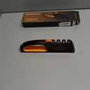 5 Precision Adjust Knife Sharpener- 3-Stage Premium Kitchen Knife Sharpener to Repair, Restore & Polish Blades by Sharp Pebble